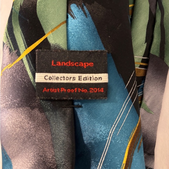 Jerry Garcia Landscape Collector's Edition Tie 100% silk - Picture 4 of 5